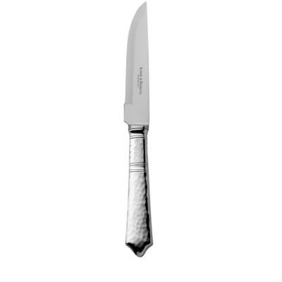 Robbe & Berking, Besteckserie 'Hermitage', Steakmesser, 925 Sterling Silber oder versilbert