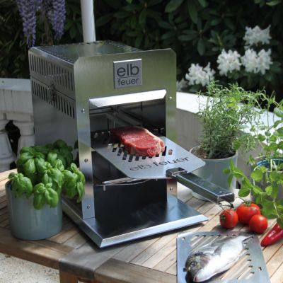 Dwenger Design Manufaktur, Oberhitzegrill 'Elbfeuer', Modell Solo Neuwerk 3000