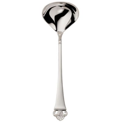 Robbe & Berking, Besteckserie 'Rosenmuster', Suppenschöpfer, 925 Sterling Silber oder versilbert