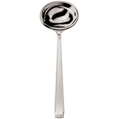 Robbe & Berking, Besteckserie 'Art Deco', Suppenschöpfer, 925 Sterling Silber oder versilbert