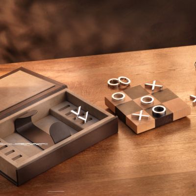 Robbe & Berking, TIC-TAC-TOE-Spiel (90g versilbert)