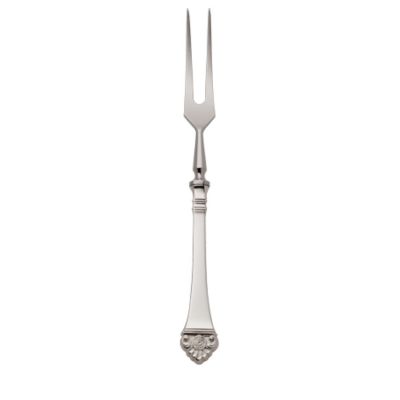 Robbe & Berking, Besteckserie 'Rosenmuster', Tranchiergabel, 925 Sterling Silber oder versilbert
