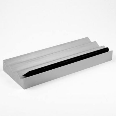 VAU, Modell '3 pencil holder', Stifteablagebox, silber matt