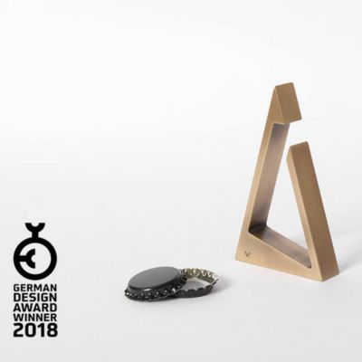 VAU, 'Triangel' Flaschenöffner, Messing, Design Award 2018