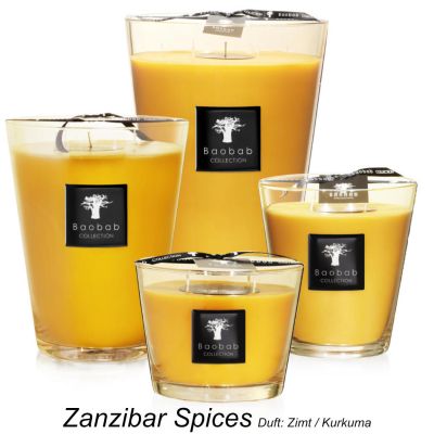 Baobab Duftkerze, Serie 'All Seasons', Zanzibar Spices, 4 verschiedene Größen